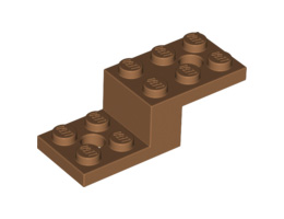 Камък 1X2X1 1/3 W. 2 плочки 2X2: {умерен нуга}