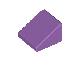 Покривна плочка 1X1X2/3, гладка: {умерено лавандулов}