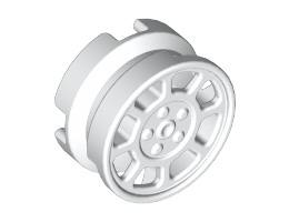 Джанта №1 Ø11,176 X 6,2mm: {бял}