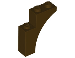Тухличка с дъга 1X3X3: {тъмно кафяв}