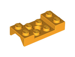 Калник 2X4 с отвор Ø4.9: {огнено жълто-оранжев}