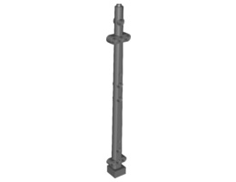 Мачта 2X2X20 W/Ø4.85: {тъмно каменно сив}