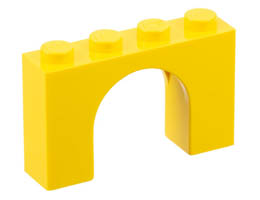 Арка 1X4x2: {ярко жълт}