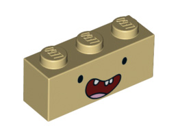 Тухличка 1X3, NO. 12: {тухлено жълт}