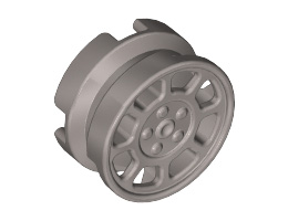 Джанта №1 Ø11,176 X 6,2mm: {сребърно метален}