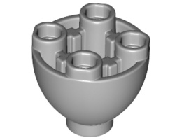 Сфера 2X2X1 1/3 инверсна: {умерено каменно сив}