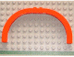 Arch 1 x 12 x 5 Curved Top: {ярко червен}