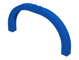Arch 1 x 12 x 5 Curved Top: {ярко син}