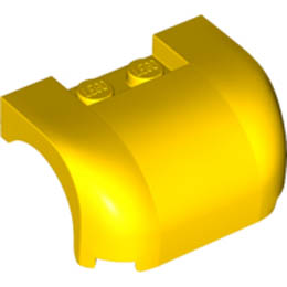 Vehicle, Mudguard 3 x 4 x 1 2/3 Curved: {ярко жълт}
