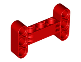 Греда, I- рамка 3X5 90 градуса с дупка Ø 4.85: {ярко червен}