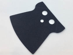 Minifigure, Cape Cloth, Front Collars - Traditional Starched Fabric: {черен}