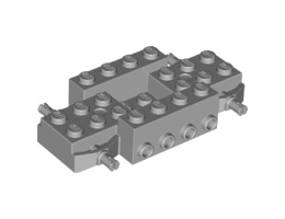 Превозно средство, основа 4 x 8 x 1 1/3: {умерено каменно сив}