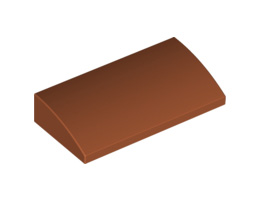 Плочка с дъга 2X4x2/3: {тъмно оранжев}