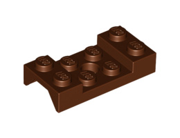 Калник 2X4 с отвор Ø4.9: {червеникаво-кафяв}