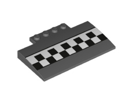 Рампа 4X8X6.4, с крило, NO. 8: {тъмно каменно сив}