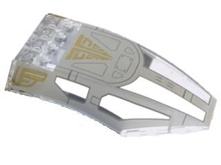 Windscreen 10 x 6 x 2 Curved with SW The Arrowhead Pattern: {прозрачен}