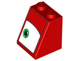 Покривна плочка 2X2x2/65 градуса No. 61: {ярко червен}