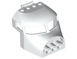 Предна част на самолет, 6X6X4 с 3.2 вал: {бял}