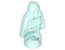 Minifigure, Utensil Statuette / Trophy with Cape and Hood : {прозрачно светло син}
