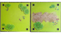 Paper, Playmat Friends Heartlake City, Double-Sided, Grass with Bushes / Grass with Sand (853671): {неопределен}