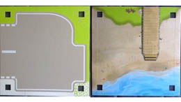 Paper, Playmat Friends Heartlake City, Double-Sided, Road End / Beach with Pier (853671): {неопределен}