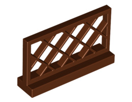 Ограда 1X4X2 : {червеникаво-кафяв}