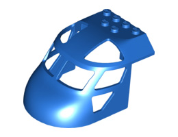 Aircraft Fuselage Forward Top Curved 6 x 8: {ярко син}