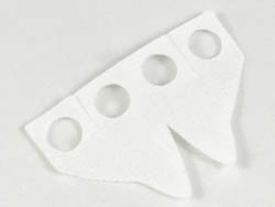 Minifigure, Tuxedo Tails Cloth: {бял}