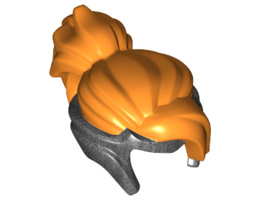 Мини перука с шлем № 1: {титаниево метален}