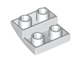 Тухличка 2X2X2/3 инверсна дъга: {бял}
