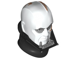 Large Figure Head Modified SW Darth Vader Pattern: {черен}
