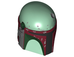 Large Figure Head Modified SW Boba Fett Pattern: {земно зелен}