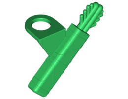 Minifigure, Arrow Quiver with Two Arrows: {тъмно зелен}