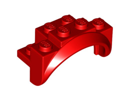 Калник 2X4X2, NO. 1: {ярко червен}