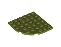 Плочка 6X6 с дъга: {маслинено зелен}