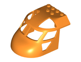 Aircraft Fuselage Forward Top Curved 6 x 8 : {ярко оранжев}