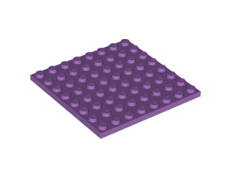 Плочка 8X8: {умерено лавандулов}