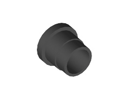 Technic, Hub / Handle 1 x 1: {черен}