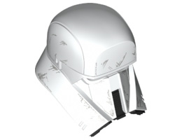 Large Figure Head Modified SW Range Trooper Helmet Pattern: {бял}