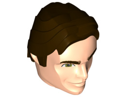Large Figure Head Modified SW Han Solo Pattern: {светло нуга}