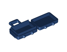 Minifigure, Utensil Suitcase with Long Handle: {земно син}