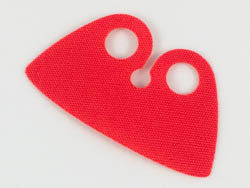 Minifigure, Cape Cloth, High Rounded Collar: {ярко червен}