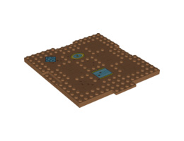 Плочка 16X16X6.4, NO. 6: {умерен нуга}