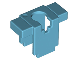 Minifigure, Armor Breastplate Rectangular (Minecraft) : {умерено небесносин}