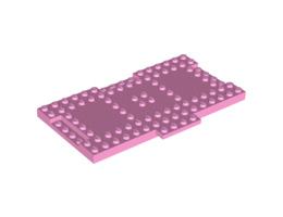Тухличка 8X16X6,4 mm с крило : {светло пурпурен}