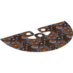 Minifigure Invisibility Cloak, Shiny Iridescent Side, Reddish Brown with Arcane Pattern Side: {неопределен}