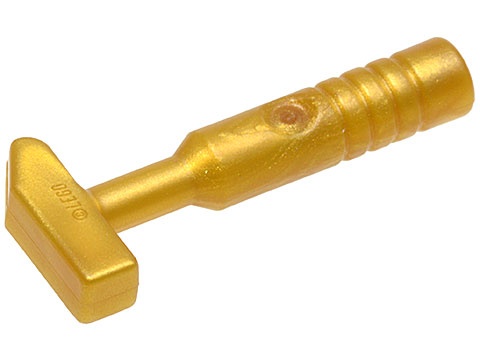 Minifigure, Utensil Tool Cross Pein Hammer - 3-Rib Handle: {топло златист}