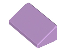 Покривна плочка 1X2x2/3: {лавандулов}