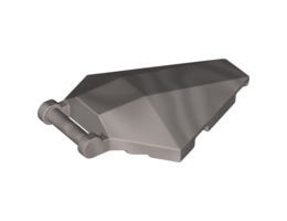 Windscreen 6 x 4 x 1 Hexagonal with Bar Handle: {металическо сребрист}