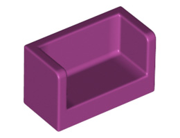 Стенен елемент двоен ъгъл 1X2X1 : {ярко червеникаво-виолетов}